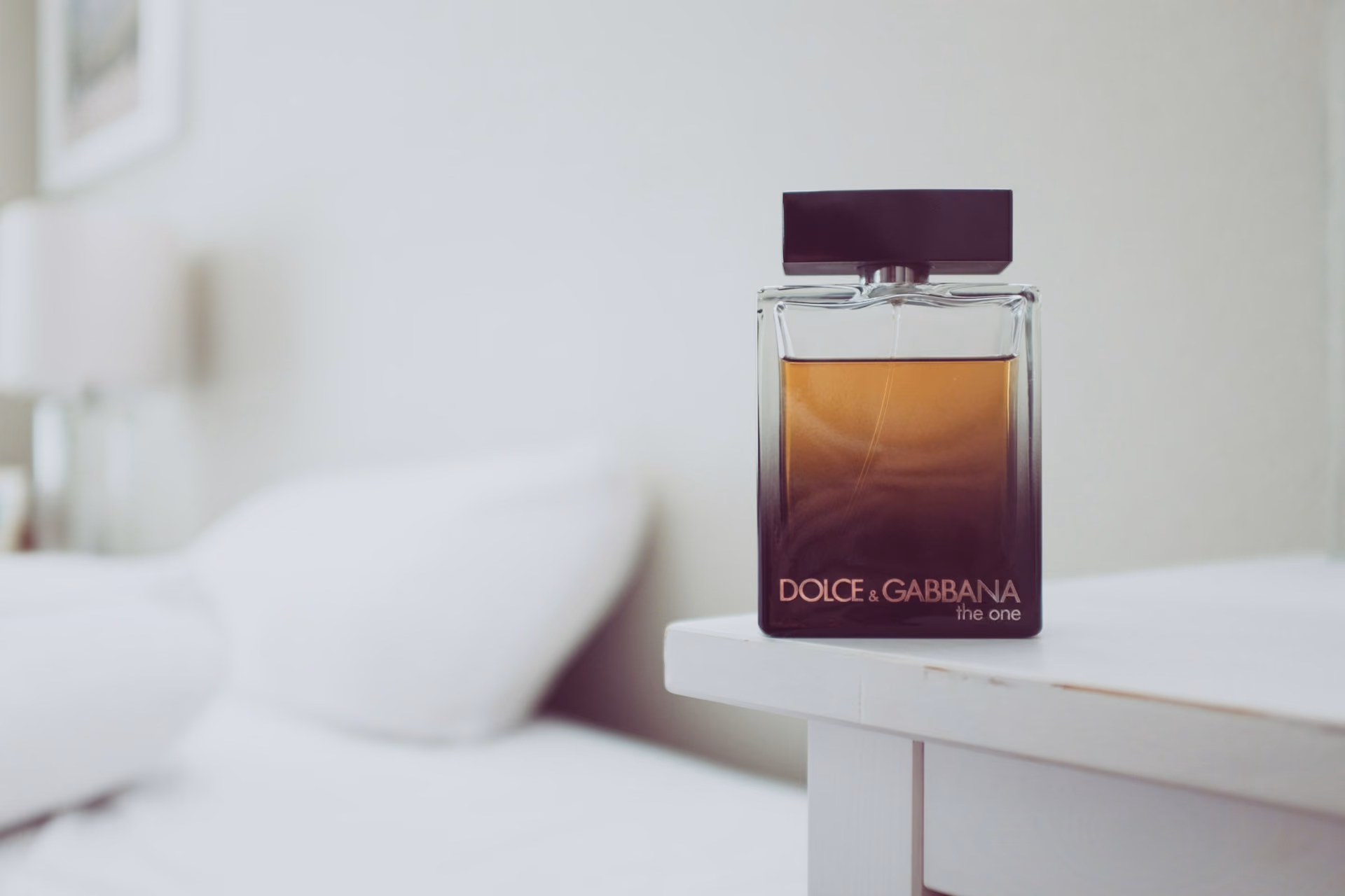 A dark bottle under soft light